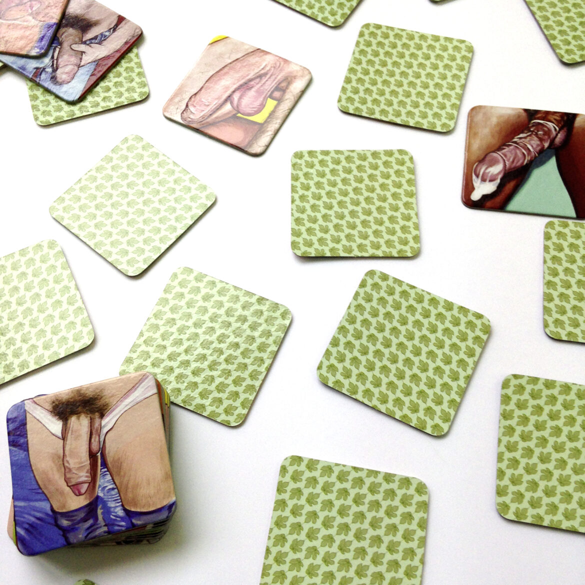 playing cards of the "Sweet Memories" memo game by Paul Astor Berlin