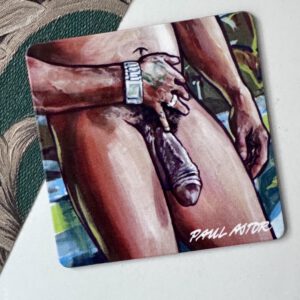 Fridge Magnet showing a penis illustration by Paul Astor