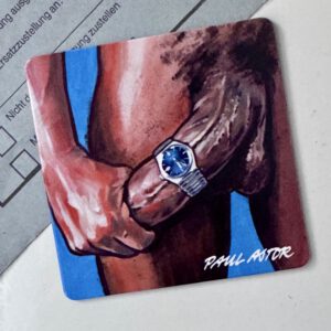 Fridge Magnet showing a penis illustration by Paul Astor