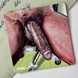 Fridge Magnet showing a penis illustration by Paul Astor