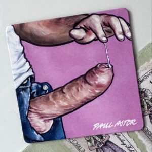 Fridge Magnet showing a penis illustration by Paul Astor