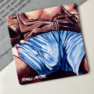 Fridge Magnet showing a penis illustration by Paul Astor