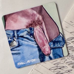 Fridge Magnet showing a penis illustration by Paul Astor